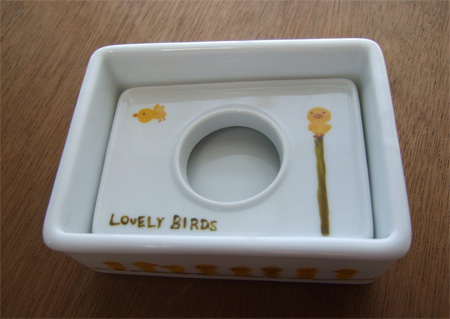陶器に絵付け